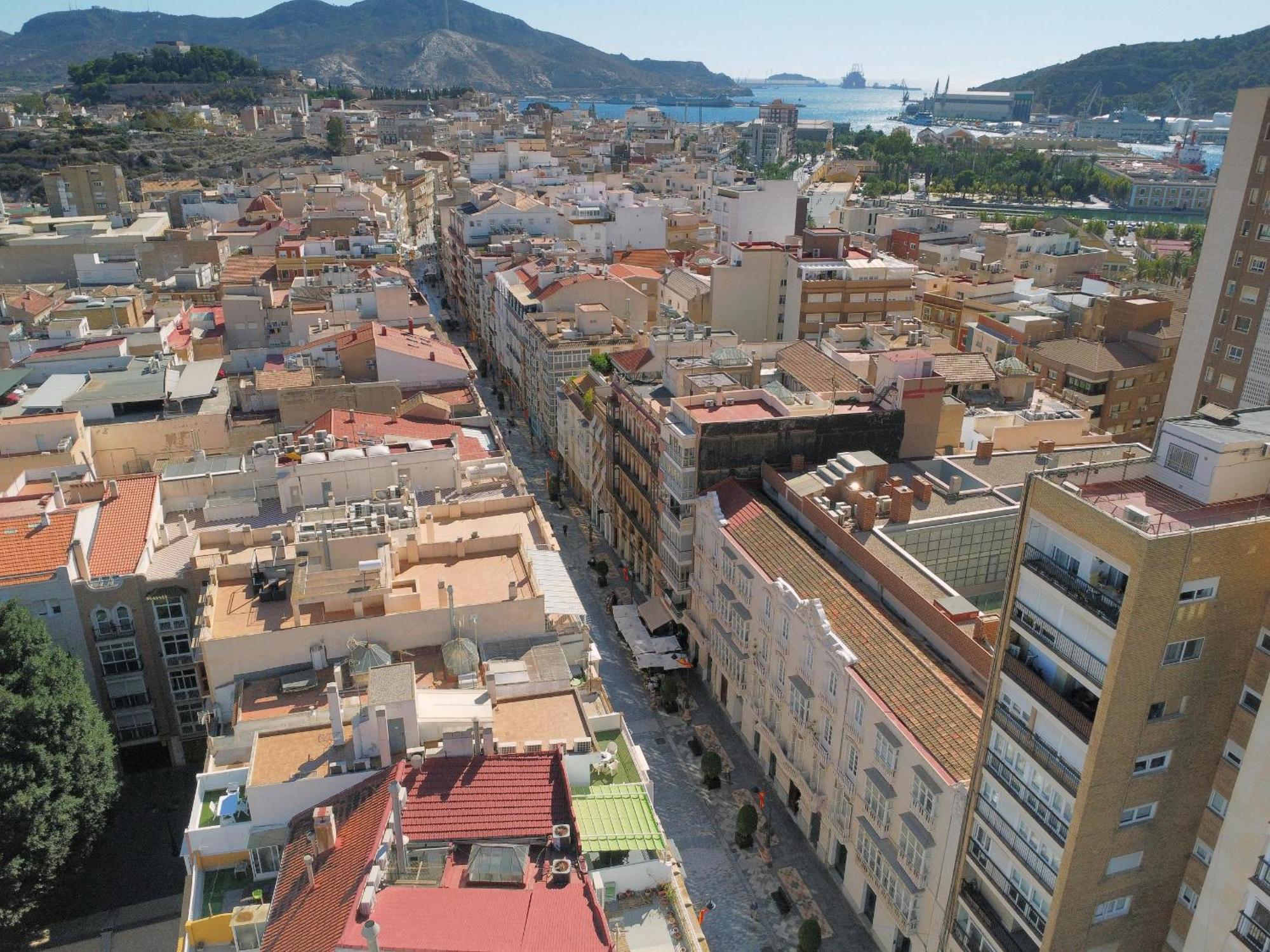 Appartamento Atico A Cartagena Centro Historico Parking Esterno foto